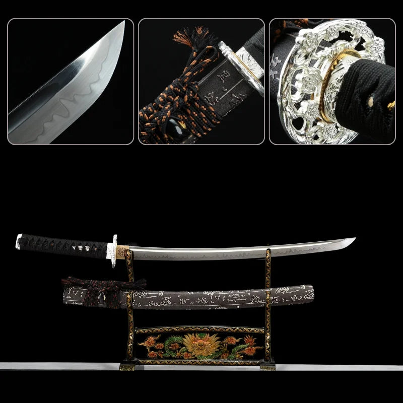 Wakizashi Ancien Japonais, Lame 47,8 Cm, Période Edo, Mumei, Shirasaya Inclus