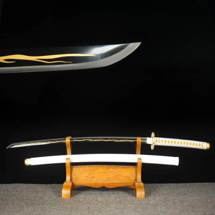 黒色の刀2本とスタンド Zenitsu Sword | Zenitsu Agatsuma's Sword, Demon Slayer Sword