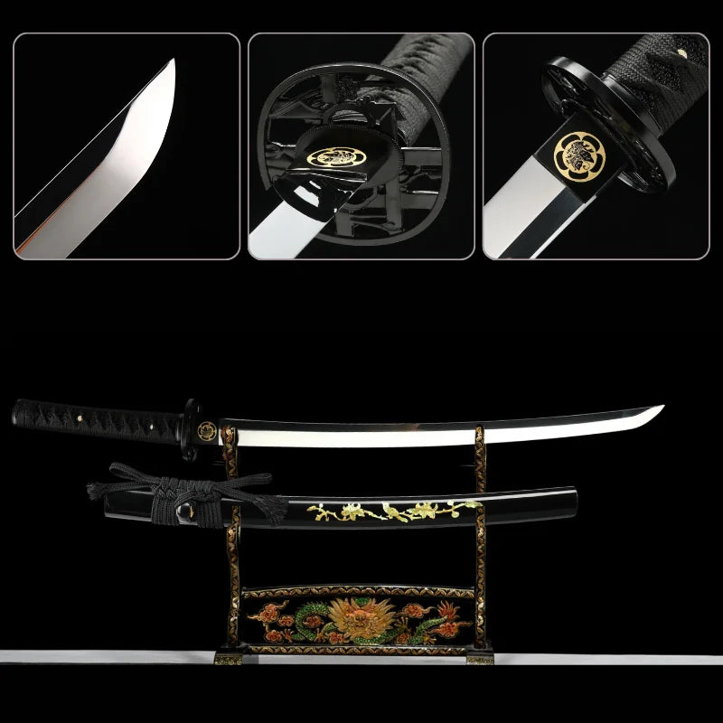 1095 Carbon Steel Wakizashi