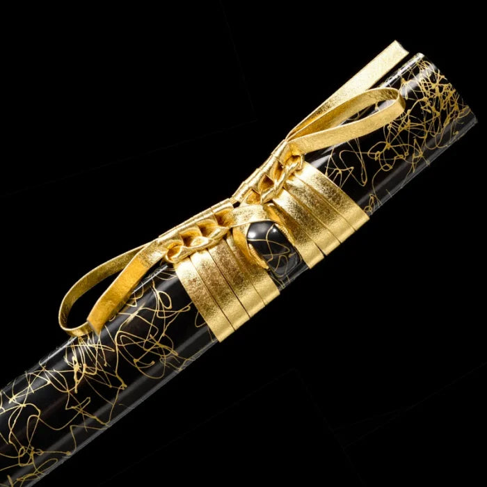 Black and Gold Katana