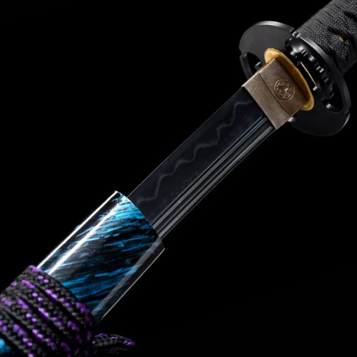 Black and Purple Katana