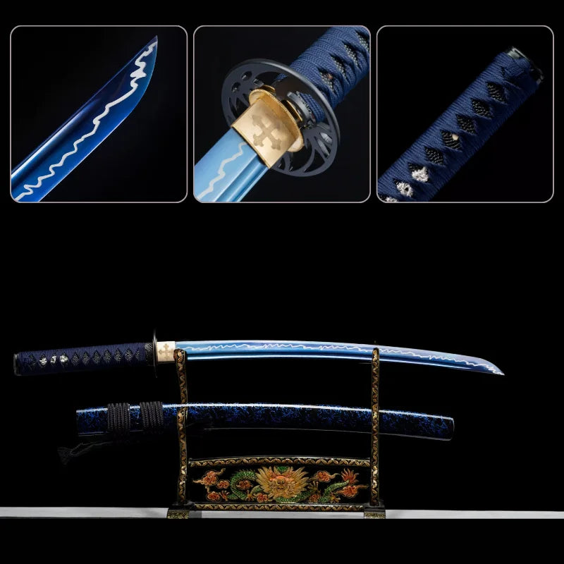 Blue Hilt Wakizashi