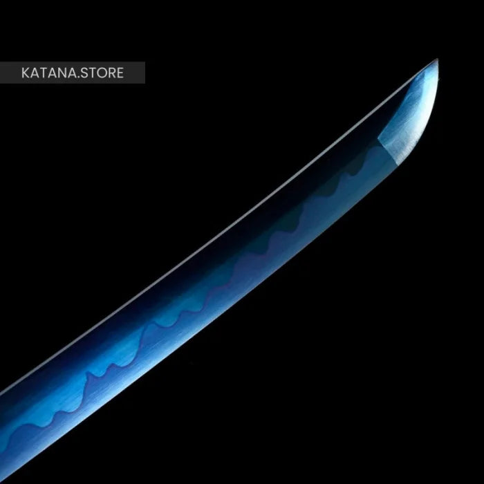 Blue katana blade