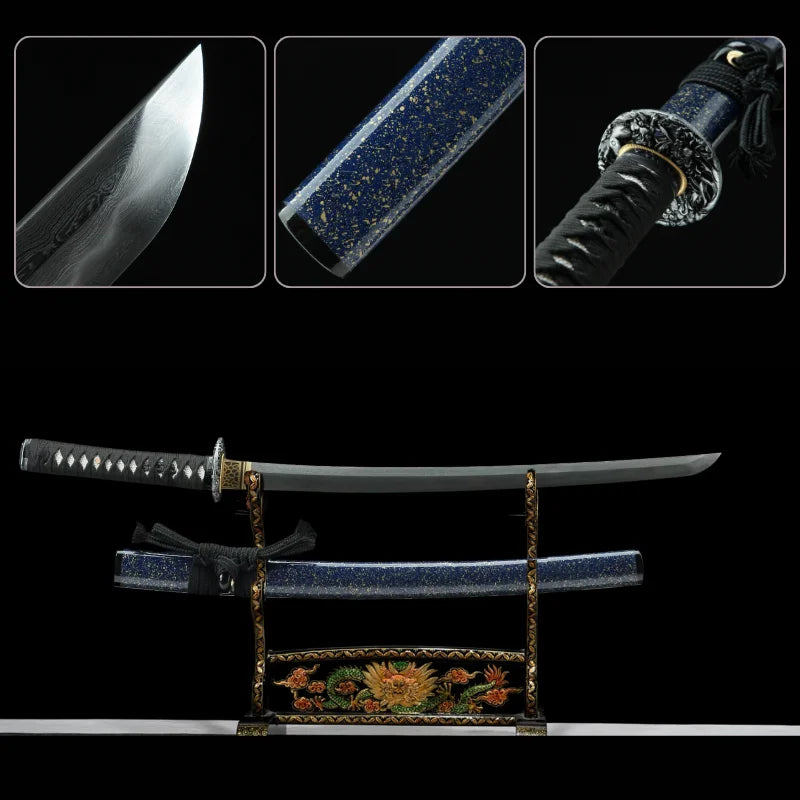 Blue Saya Wakizashi