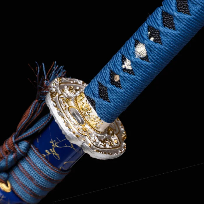 Blue Wooden Katana