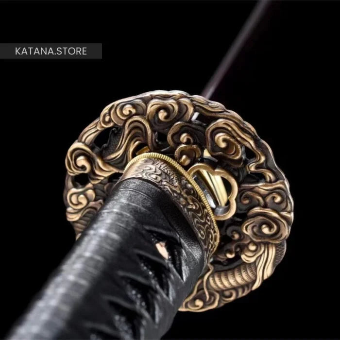 Damascus samurai sword