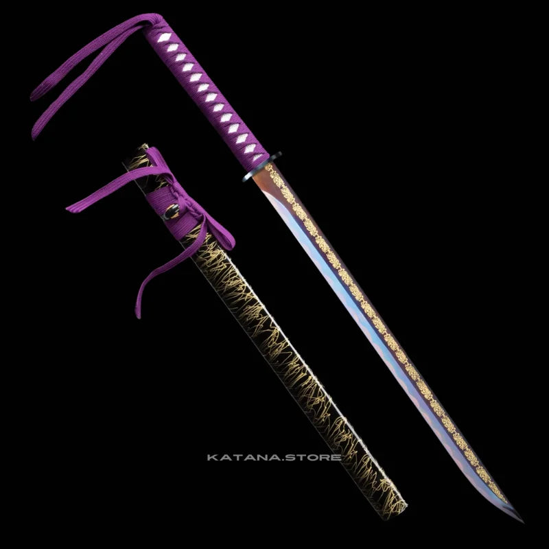 Purple and Gold Katana