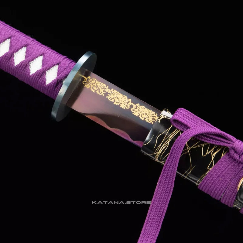 Purple and Gold Katana