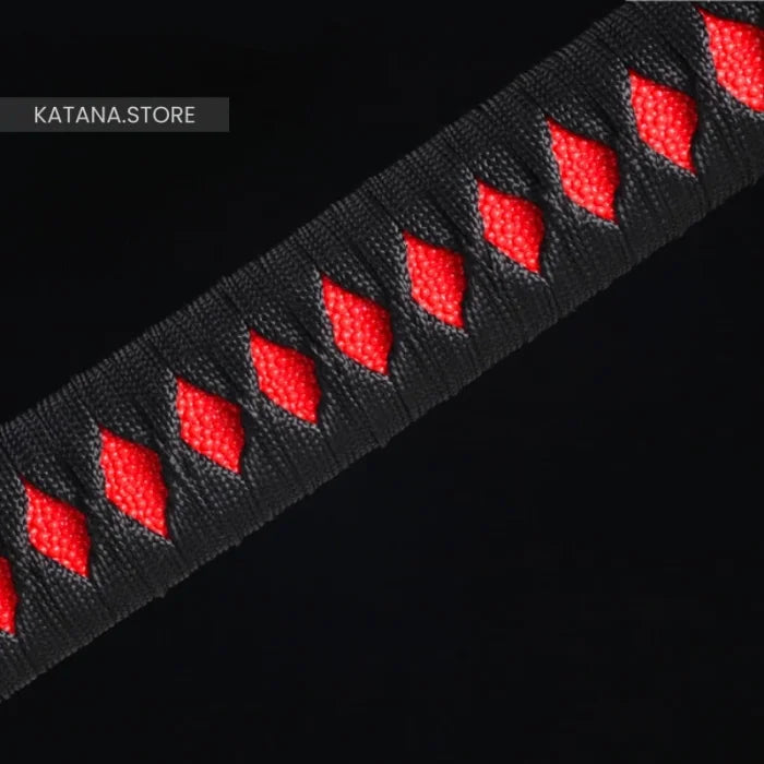 Red wooden katana