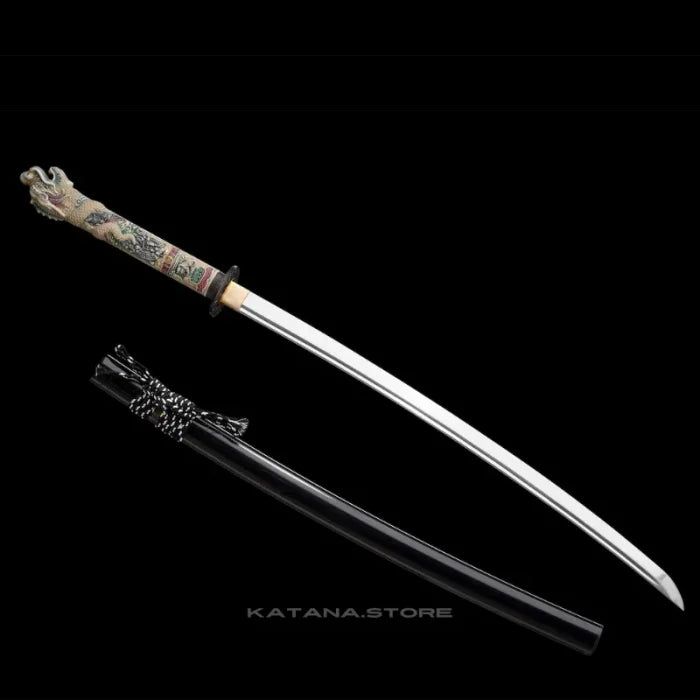 Black dragon katana